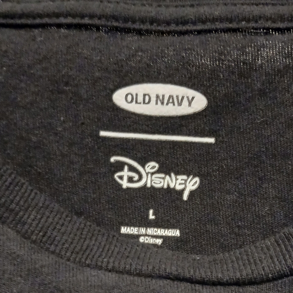 Old Navy Disney Adult Size L Black Mandalorian, Grogu, Baby Yoda T-Shirt - Picture 2 of 5